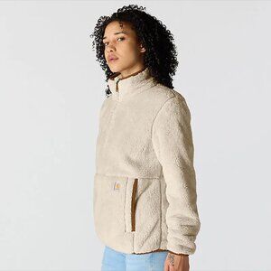 Carhartt Women's Loose Fit Fleece Pullover, size small, in oat milk